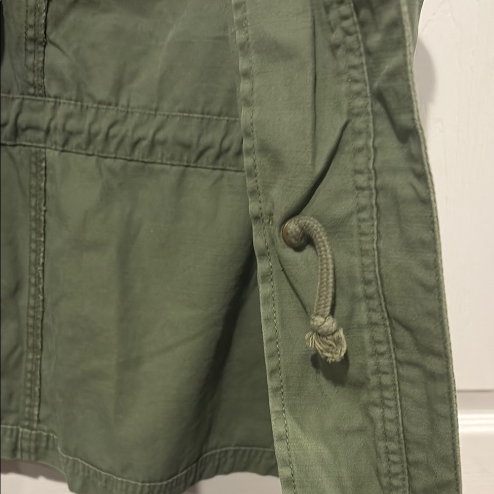 Merona Olive Green Zip-Front Utility Vest - Picture 7 of 8